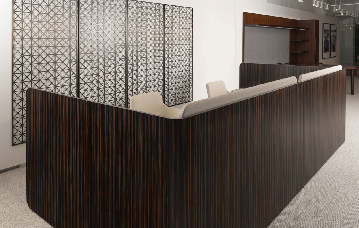 Cloak Workstation #130 Ebony + Fenix Laminate 1