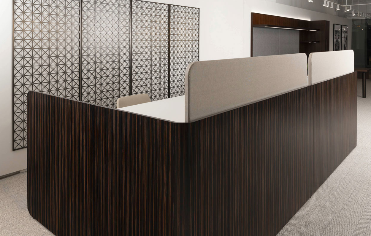 Cloak Workstation #130 Ebony + Fenix Laminate 2