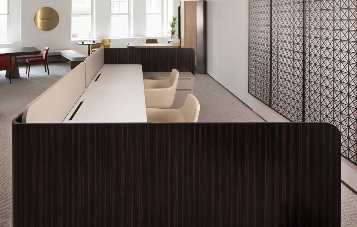 Cloak Workstation #130 Ebony + Fenix Laminate 3