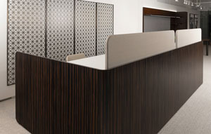 Cloak Workstation #130 Ebony + Fenix Laminate 2 - thumb