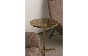 Museum Side Table #314 Polished Brass - thumb