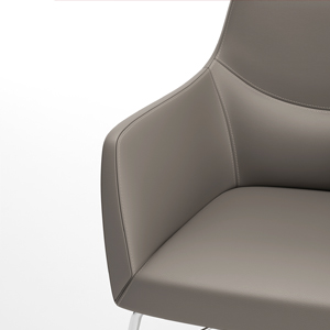 Bing Guest Chair Tubular Base - thumb