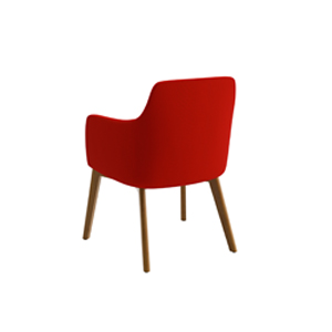 Bing Guest Chair Wood Legs - thumb