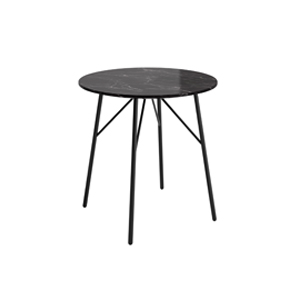 Bing Side Table Round Stone Top - thumb