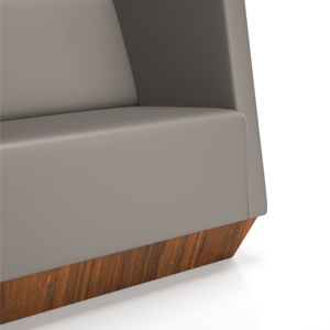 Caid Mid Back Lounge Chair Plinth Base - thumb