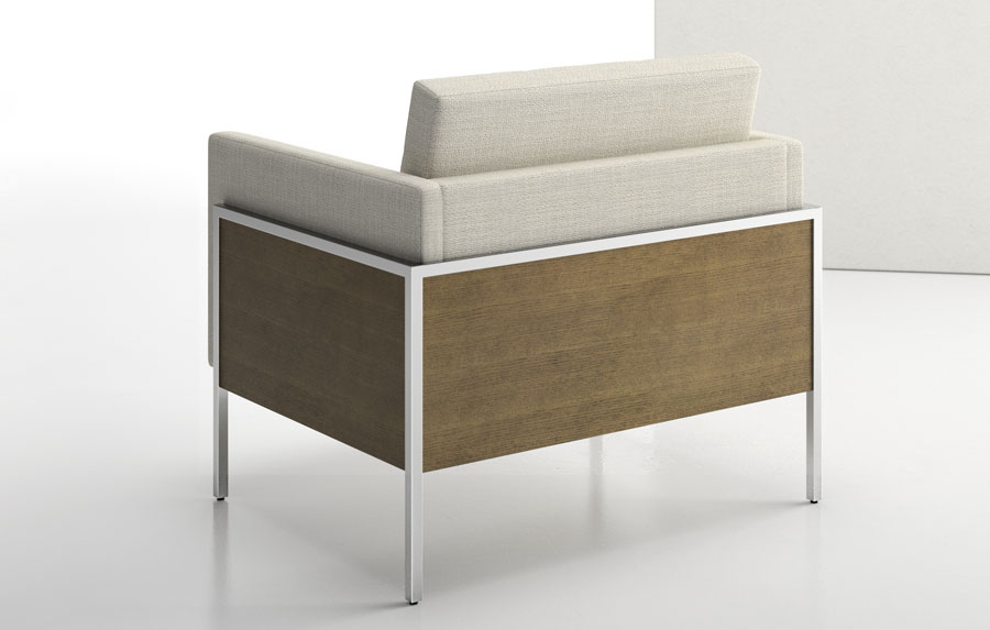 Ethos One Lounge Chair Wood Panels