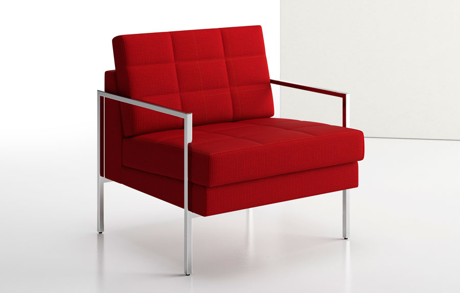 Ethos One Lounge Chair Open Arm