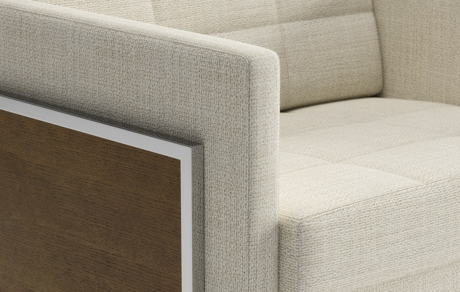 Ethos One Lounge Chair Wood Panels
