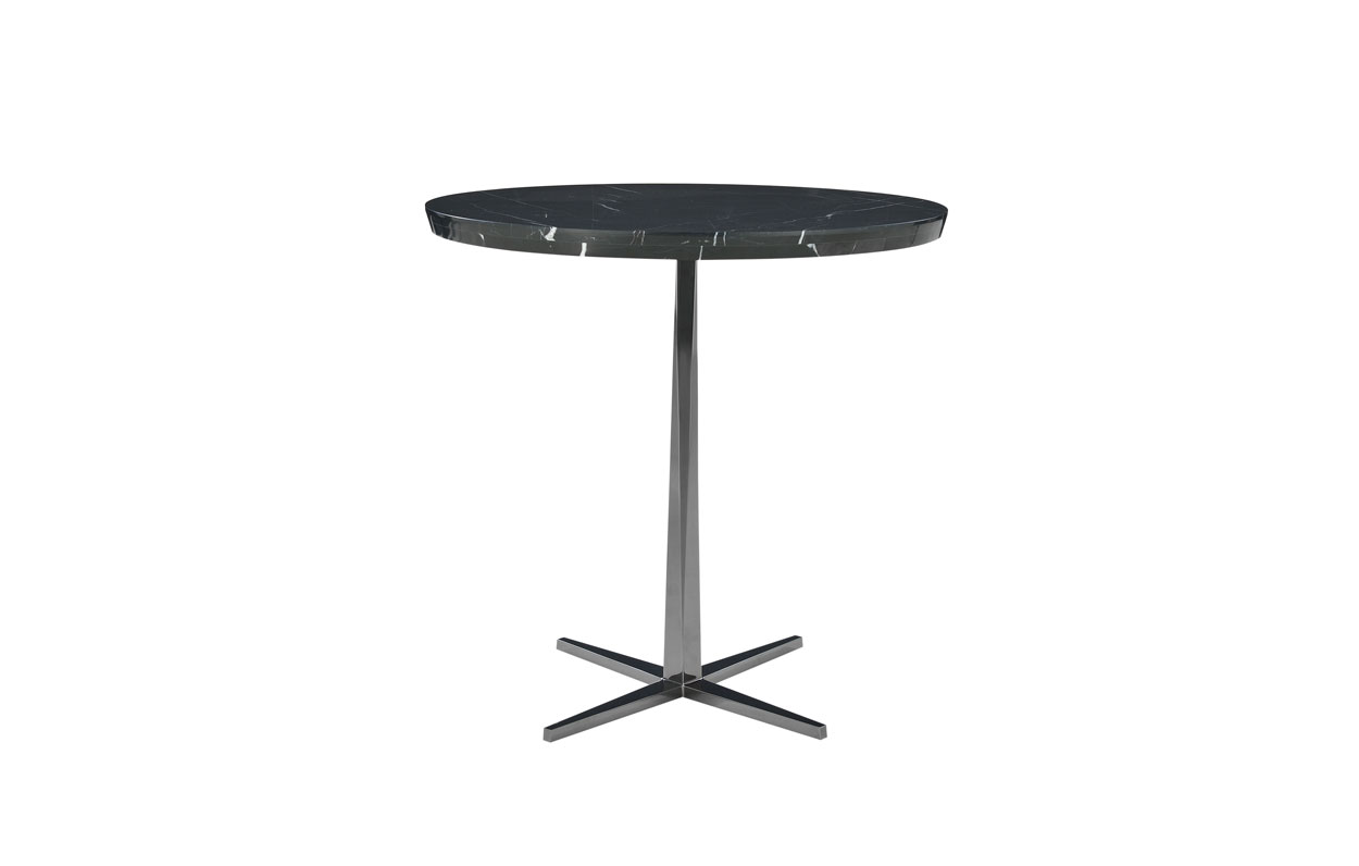 Facet Round Table Stone Top 30"H