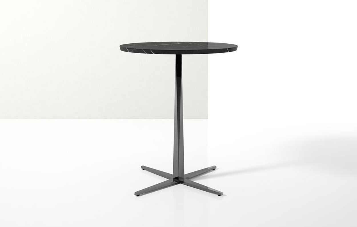 Facet Round Table Stone Top 42"H