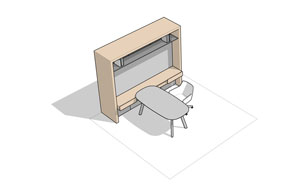 Freestanding Table 12x12 - thumb