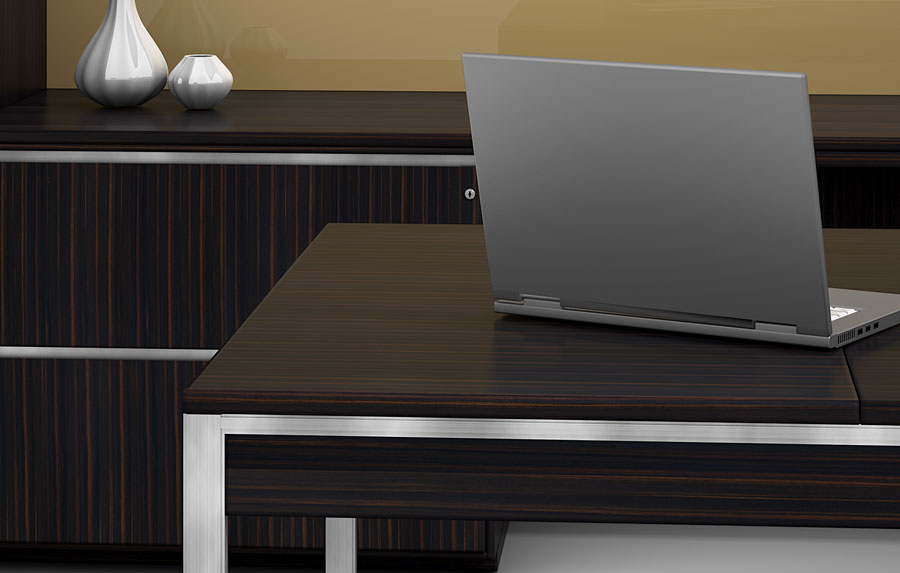 GL™ Casegoods Rectangular Table Desk Detail