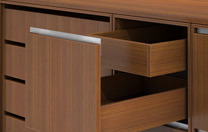 GL™ Casegoods Credenza Drawer Detail - thumb