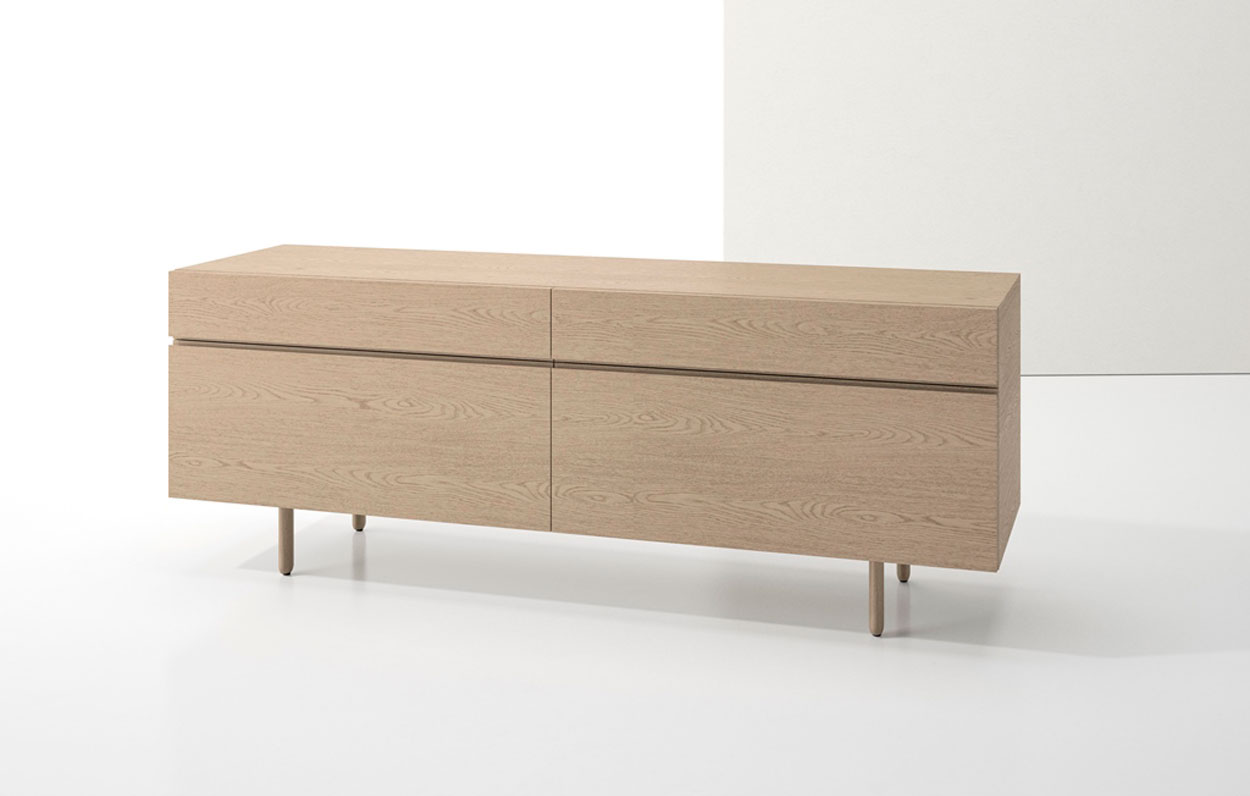 Index R™ Credenza Wood Legs with Two Box/Files