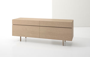 Index R™ Credenza Wood Legs with Two Box/Files - thumb