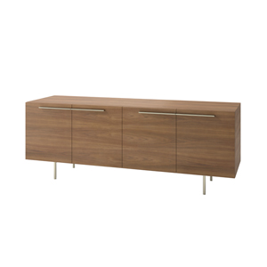 Index R™ Credenza Metal Legs with Two Bookcases