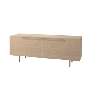 Index R™ Credenza Wood Legs With Two Large Drawers - thumb