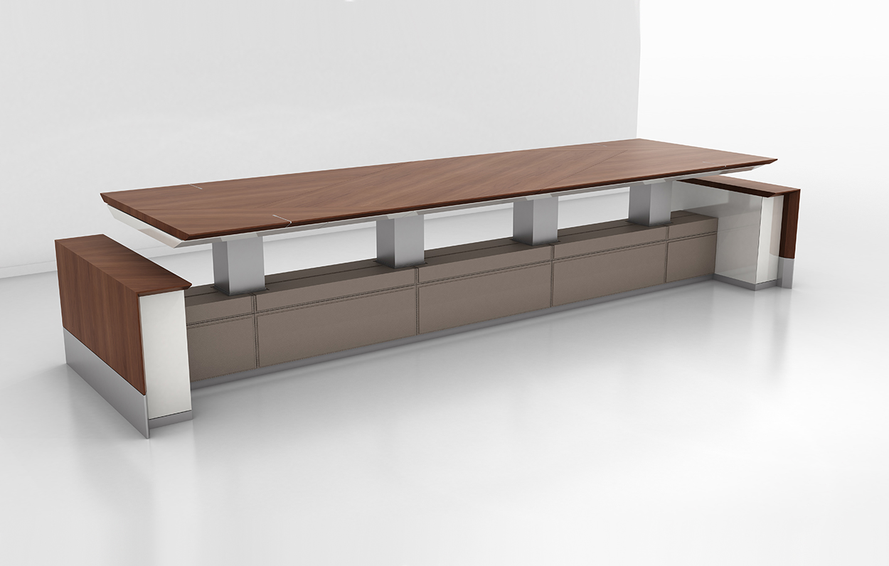 Motile Table With Storage