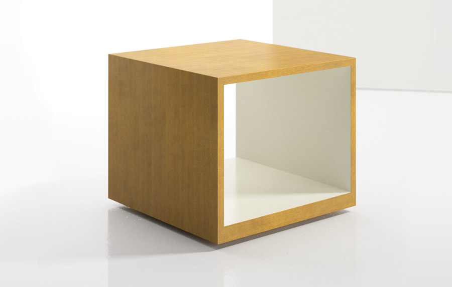Rottet Side Table Square Open