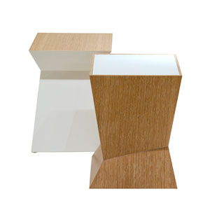 Vertex Side Table Inset Top - thumb